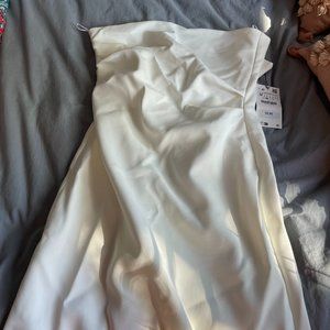 Zara White Midi Dress - size M